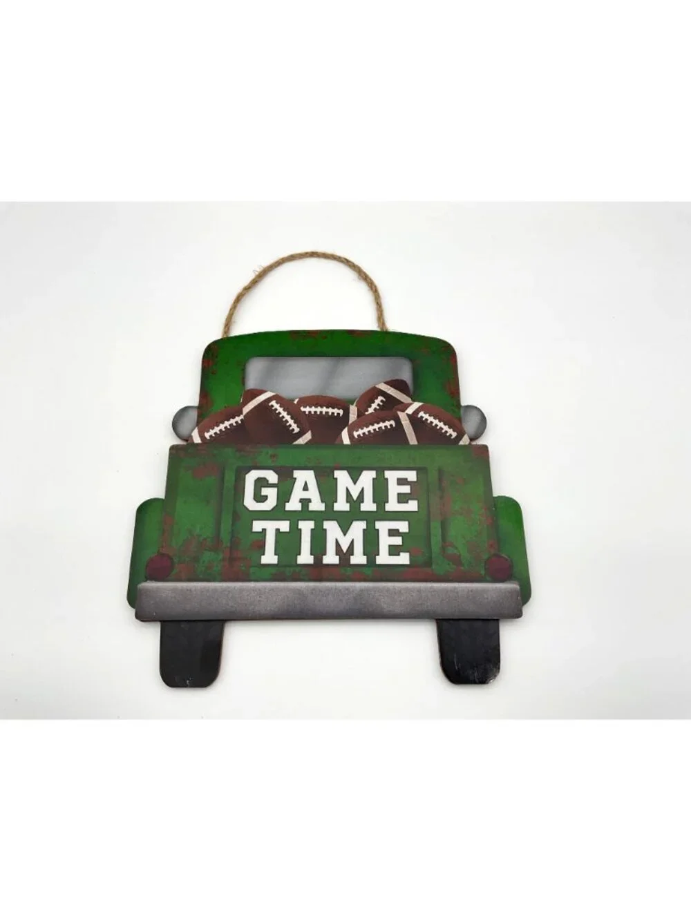 Lot of Three Gameday Theme Football Decor Truck Sign Football & Field Towels